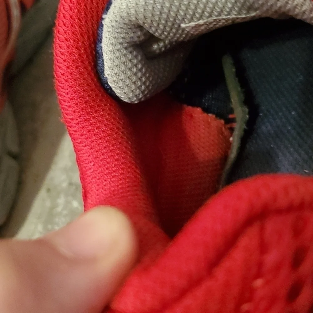 Saucony Shoe Mens Size 6 Cohesion Sneakers Red Blue Gray